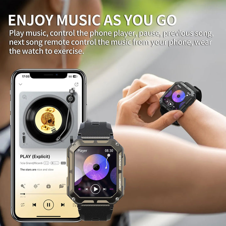 VOICE ASSISTANT BT WIRELESS CALL SMART WATCH