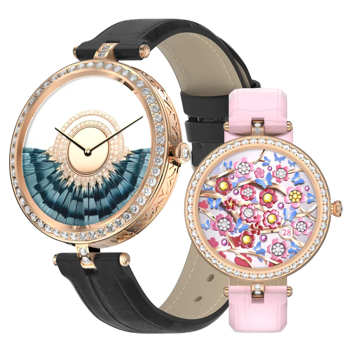 SHINNY RHINESTONE DIAL CALL ANSWER CALL SMARTWATCH